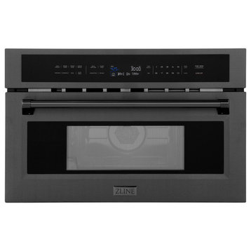 ZLINE 30" Microwave Oven, Black Stainless Steel MWO-30-BS