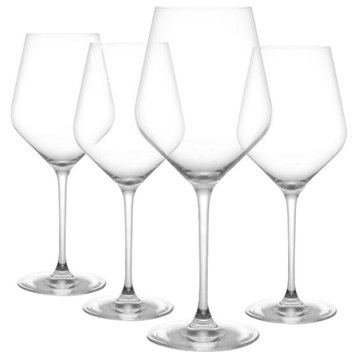 Layla Crystal Red Wine Glasses 17 oz, Set of 4