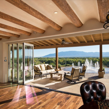 Great Room- Living & Kitchen Spaces