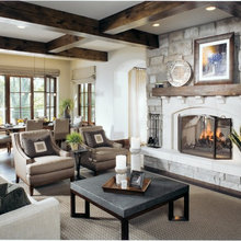 High Ceiling Living Room