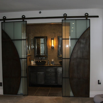 San Diego Penthouse barn doors