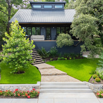 Terraced Front Garden
