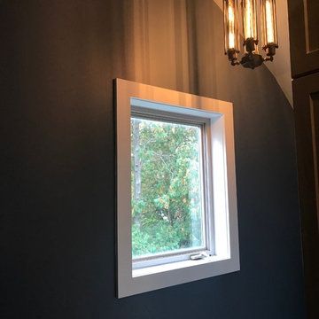 New windows with all new flat stock moldings