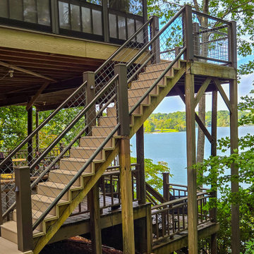 Welded Wire Handrailing for Home Deck