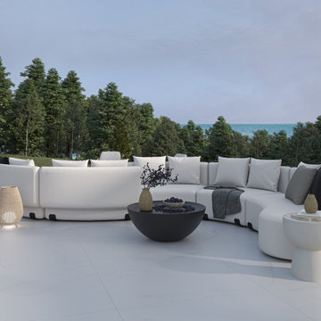 Tano Outdoor Curved Modular Sectional