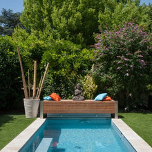 Piscine petit jardin