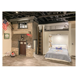 Finished Basement Remodel | Naperville, IL - Modern - Chicago - by DJK ...