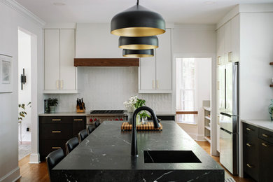Minimalist kitchen photo in Raleigh