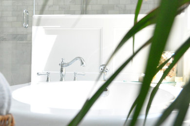 Inspiration for a bathroom remodel in Raleigh