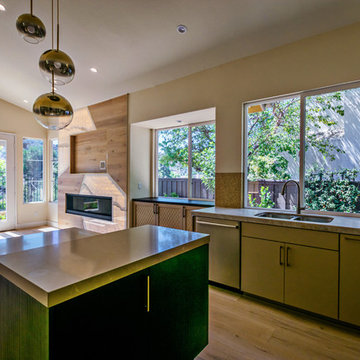Kitchen & Living Room