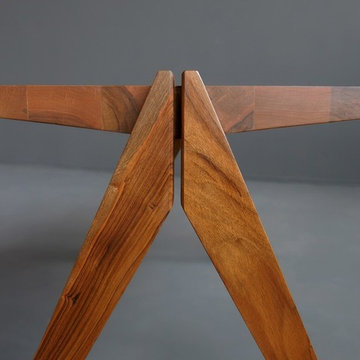 European Walnut Danish Coffee Table "The Croc Coffee Table"