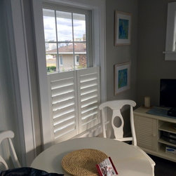 White Plantation Shutters - Interior Shutters