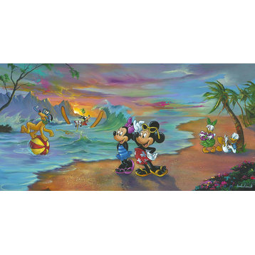 Disney Fine Art Mickey and the Gang's Hawaiian Vacation by Jim Warren, Gallery