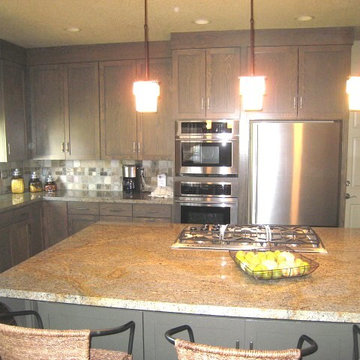 Stained Oak Kitchen update