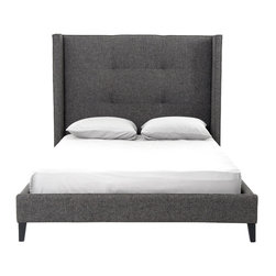 Four Hands Furniture - Metro Madison Upholstered Bed - Platform Beds