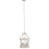 Imre 4 Light Chandelier, Antique White and Gold