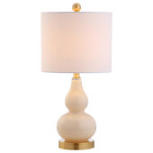 Boho Lamp Battery Operated, Table Lamp with LED Bulb - Grid