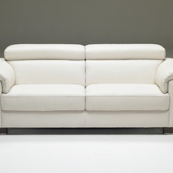 Natuzzi Editions Contemporary Leather Sofa B685 - Sofas