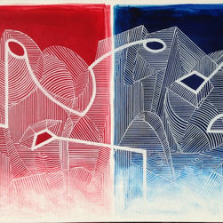 Segmented Line Series #7 - Paintings