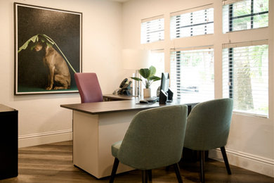 Inspiration for a home office remodel in Miami
