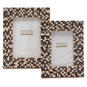 Tozai Micro Squares Set of 2 Photo Frames