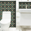 7"x7" Agean Blue and Green Peel and Stick Tiles