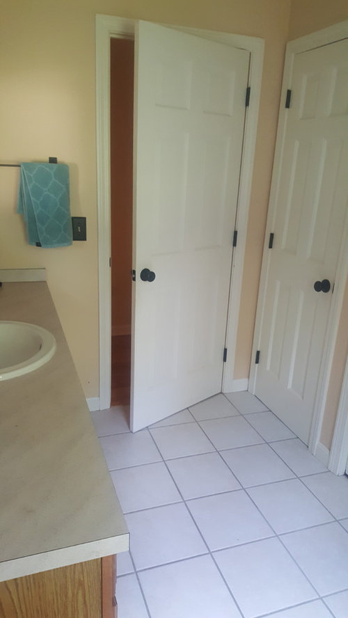 Replacing a large vanity in a large powder room