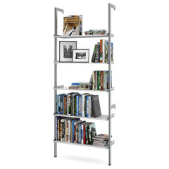 31.5 Modern Acrylic Wall Mounted Floating Shelf Book Storage Display Rack  in Orange