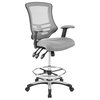 Calibrate Mesh Drafting Chair, Gray