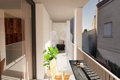 Example of a balcony design in Bordeaux