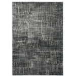 KAS - KAS Hue 4716 Universe Rug, Gray, 5'3"x7'7" - Sink your toes into our Hue Collection of rugs constructed of an incredibly silky, plush pile in lustrous colors. Ranging from distressed traditionals to modern transitionals, this collection can meld into any aesthetic often mixing traditional living into the everyday. Hue is machine woven in Turkey of a super soft polypropelene and has a plush 1/4" pile height.