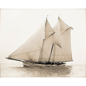 Nautical 'Majestic Ship II' Photographic Print on Wrapped Canvas