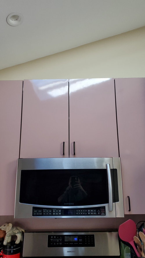 Range hood on a sloped ceiling