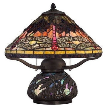 Quoizel Tiffany Two Light Table Lamp TF1851TIB