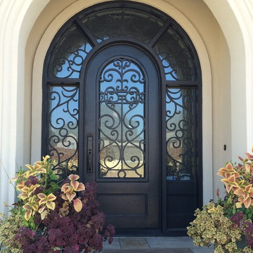 Full Radius Iron Doors