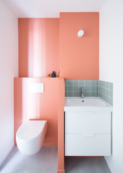 Скандинавская ванная комната от архитектора Агаты Маримберт