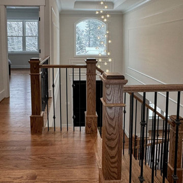 Project #117 | Custom Twist on a Classic L-Shaped Stair
