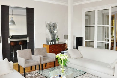 Exemple d'un salon tendance.