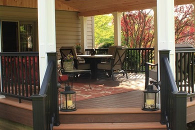 Inspiration for a transitional porch remodel in Philadelphia