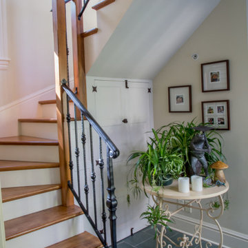 Custom Staircase and under stair storage