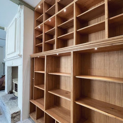 Biblioth&egrave;que ch&ecirc;ne massif - Bookcases