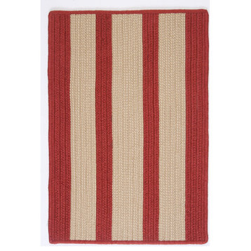 Boat House Rug, Rust Red, 10'x10'