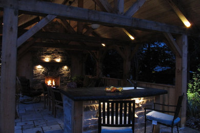 Inspiration for a timeless patio remodel in Toronto