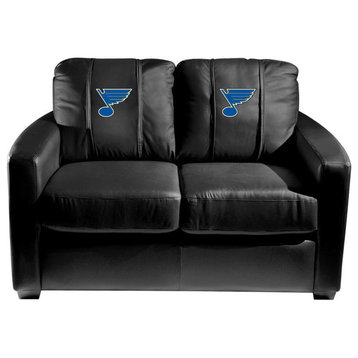 St. Louis Blues Stationary Loveseat Commercial Grade Fabric