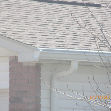 Gutter With Full Cover Leaf Guard Chesterfield Michigan 48047