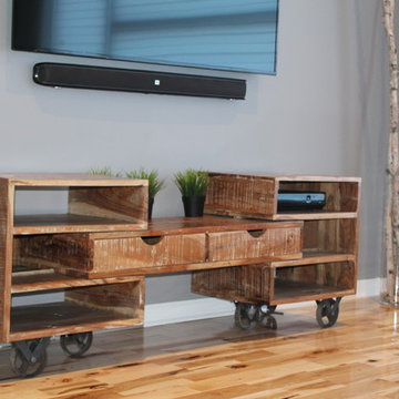 Modern Rustic Chic Living room Gatineau, Ontario