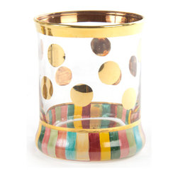 Foxtrot Tumbler | MacKenzie-Childs - Everyday Glasses