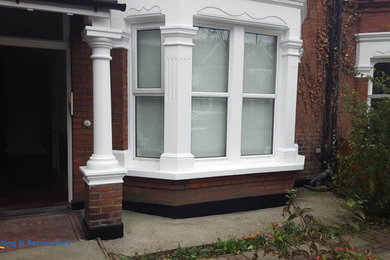 Design ideas for a traditional house exterior in London.