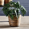 Wrapped Dry Basket Planter 20.75"
