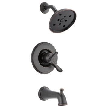 Delta Linden Monitor 17 Series H2Okinetic Tub and Shower Trim, Venetian Bronze